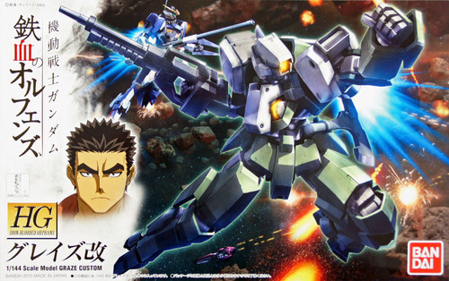 Bandai Iron-Blooded Orphans 004 Gundam GRAZE KAI 1/144 Scale Kit