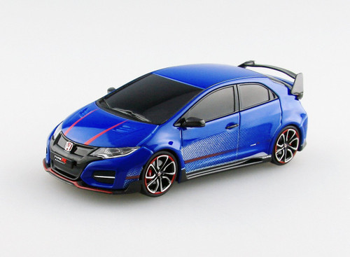 Ebbro 45235 HONDA Civic Type R Concept 2014 Blue 1/43 Scale