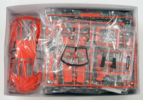 Aoshima 11386 Lamborghini Aventador LP700-4 (Orange Pearl) 1/24 Scale Kit (Pre-painted Model)