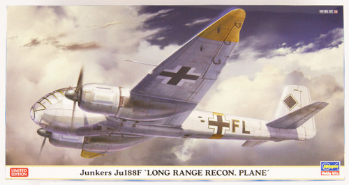 Hasegawa 02180 Junkers Ju188F Long Range Recon. Plane 1/72 Scale convertible Kit