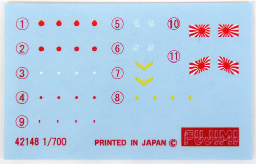 Fujimi FH-36 IJN Japanese Navy BattleShip NAGATO (Full Hull) 1/700 Scale Kit