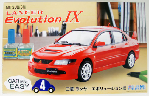 Fujimi Car-Easy 04 Mitsubishi Lancer Evolution IX 1/24 Scale Kit