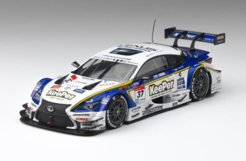 Ebbro 45265 KeePer TOMS RC F Okayama 2015 No.37 White Blue 1/43 Scale