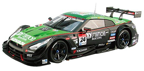 Ebbro 81025 Dstation Advan GT-R SUPER GT500 Rd.1 OKAYAMA No.24 Blue 1/18 Scale