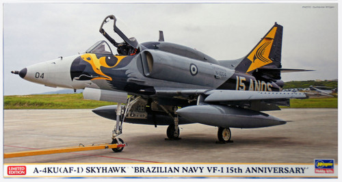 Hasegawa 07423 A-4KU (AF-1) Skyhawk Brazilian Navy VF-1 15th Anniversary 1/48 Scale Kit
