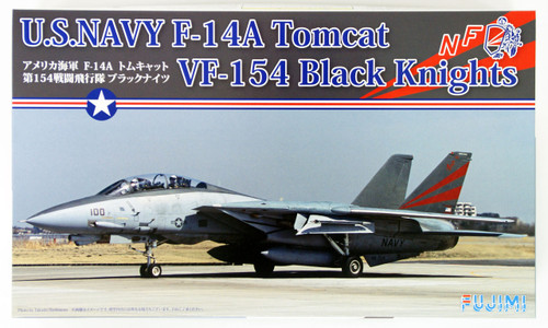 Fujimi F03 F-14A Tomcat VF-154 Black Knights 1/72 Scale Kit 722795