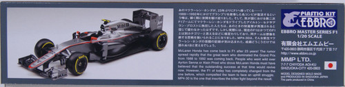 Ebbro 20013 Early Season McLAREN HONDA MP4-30 2015 1/20 Scale plastic model Kit