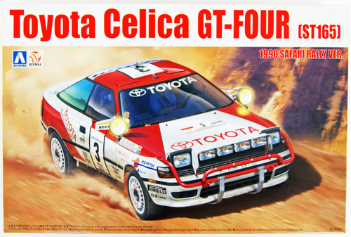 Aoshima 97885 Toyota Celica GT-Four ST165 '90 Safari Rally 1/24 Scale