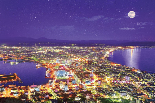 Epoch Jigsaw Puzzle 12-504 Hakodate Japan (1000 Pieces)