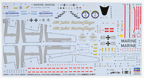 Hasegawa 02201 P-3C Orion German Naval Aviation Centennial 1/72 Scale Kit