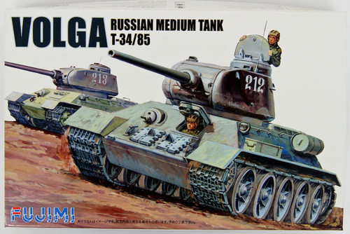 Fujimi WA09 World Armor Russian Medium Tank T34/85 VOLGA 1/76 Scale Kit