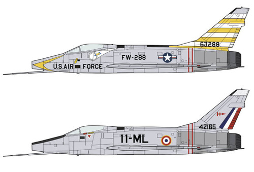 Hasegawa 02200 F-100D Super Sabre Combo 1/72 Scale Kit Limited Edition