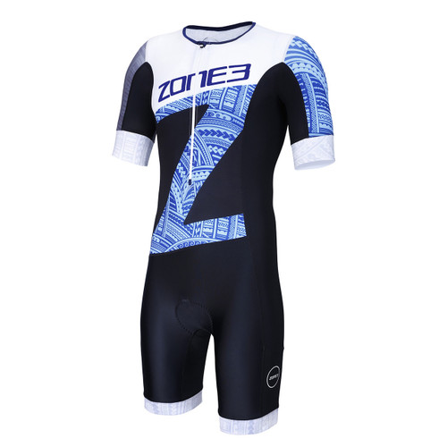 Zone3 - Men's Lava Long Distance Aero Short Sleeve Trisuit - Kona Edition