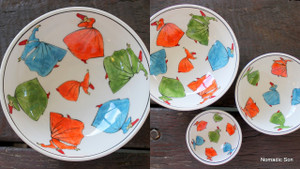 Whirling Dervish SUFI ceramic bowl - 16cm