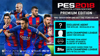 Pro Evolution Soccer 2018 Premium Edition (Xbox One) Australian Version PES 18 Pro Evolution Soccer 2018 Premium Edition (Xbox One) Australian Version PES 18