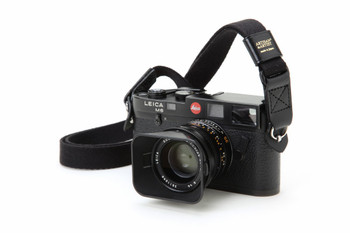 Artisan & Artist Camera Strap - ACAM-100 Woven Cloth & Leather Extra Long Strap. (Black with Black Leather Only) Artisan & Artist Camera Strap - ACAM-100 Woven Cloth & Leather Extra Long Strap. (Black with Black Leather Only)