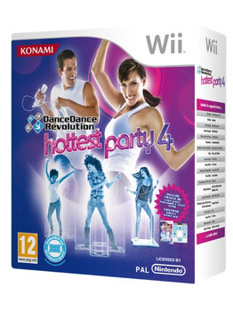 Dance Dance Revolution Hottest Party 4 game + Mat for Nintendo Wii Dance Dance Revolution Hottest Party 4 game + Mat for Nintendo Wii