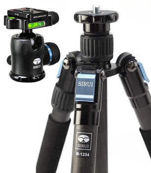 Sirui W-1204 Waterproof Tripod with Sirui K-10X Ballhead Sirui W-1204 Waterproof Tripod with Sirui K-10X Ballhead