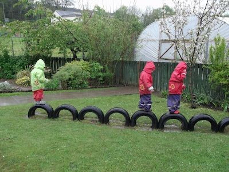 Creative Uses For Recycled Tires On Your Playground