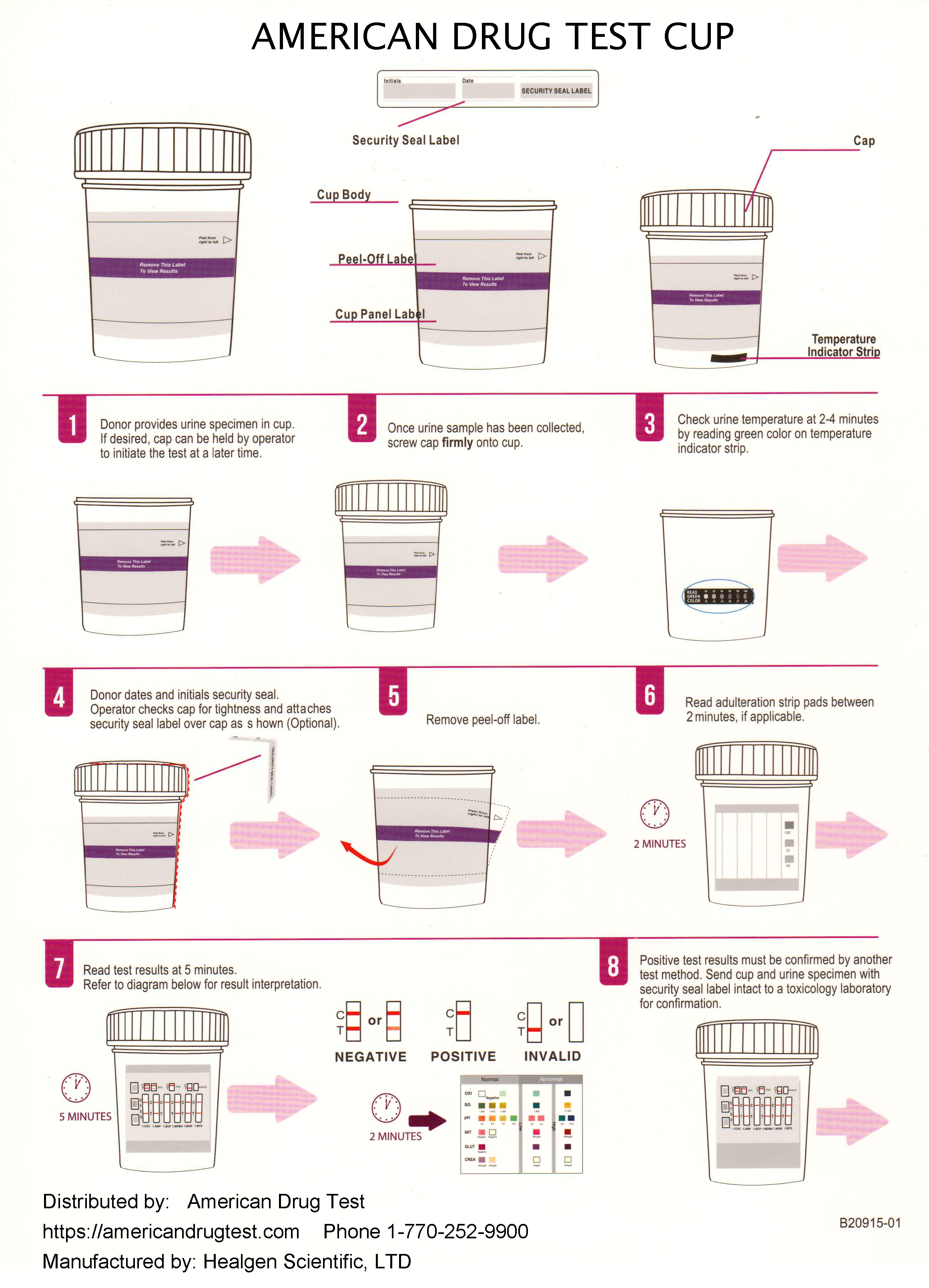 16 Panel Drug Test Cup with ETG, FEN Fentaynl, K2, TRA, 6 Adulterations -  Identify Health