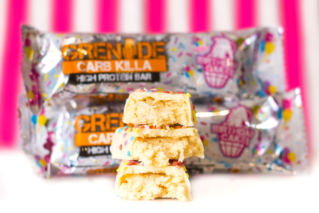 grenade carb killa protein bar birthday cake the protein pick