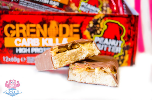 grenade protein bars peanut nutter