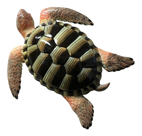 15 inch tropical sea turtle plaque nursery bath wall decor 15stw07