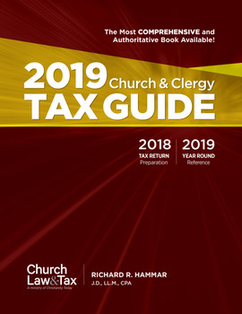 2019 Church & Clergy Tax Guide 2019 Church & Clergy Tax Guide