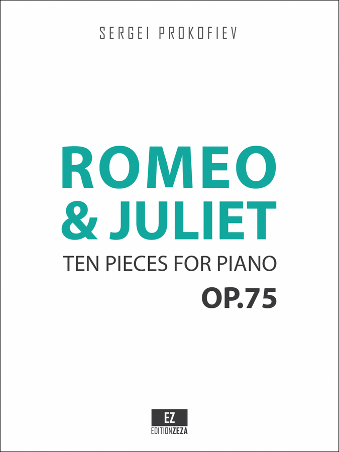 Prokofiev Romeo And Juliet 10 Pieces For Piano Op75 Sheet Music