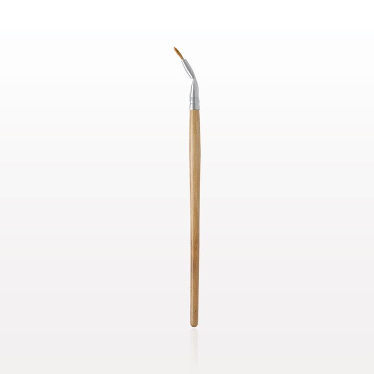 Vegan Bamboo Bent Eyeliner Brush