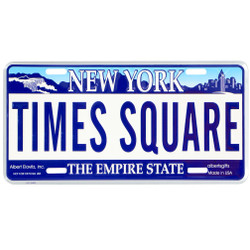 Times Square License Plate Times Square License Plate