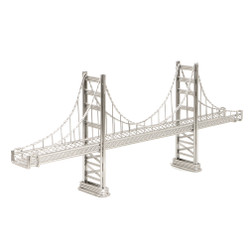 Golden Gate Bridge Wire Model and Statue Golden Gate Bridge Wire Model and Statue
