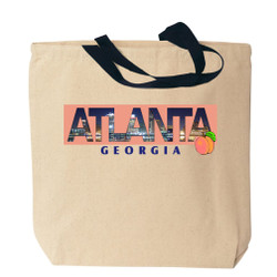 Georgia's Atlanta Canvas Tote Bag Georgia's Atlanta Canvas Tote Bag