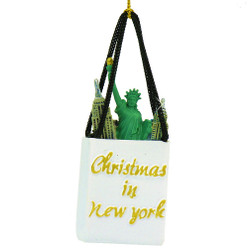 Landmark Shopping Bag New York Christmas Ornament Landmark Shopping Bag New York Christmas Ornament