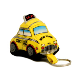 Stuffed New York City Taxi Keychain Stuffed New York City Taxi Keychain