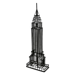 Black Empire State Building Wire Model Black Empire State Building Wire Model