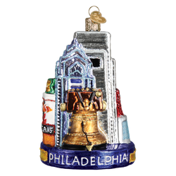 Philadelphia Landmarks Glass Ornament Philadelphia Landmarks Glass Ornament