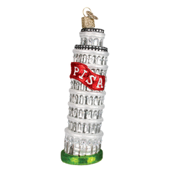 Leaning Tower Of Pisa Glass Ornament Leaning Tower Of Pisa Glass Ornament