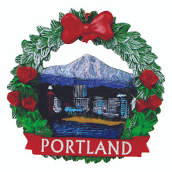 Portland Wreath Christmas Ornament Portland Wreath Christmas Ornament