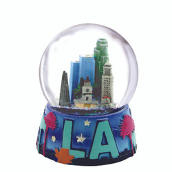 Los Angles Skyline Snow Globe 3.5 Inches Los Angles Skyline Snow Globe 3.5 Inches