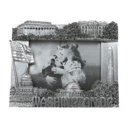 Silver Washington DC Frame for 3x5 Photos Silver Washington DC Frame for 3x5 Photos