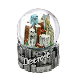 65mm Detroit, Michigan Snow Globe 65mm Detroit, Michigan Snow Globe