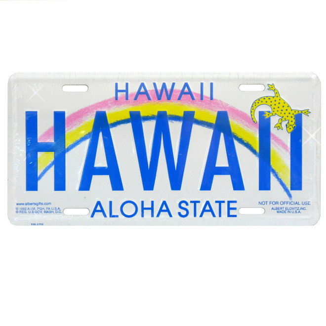 Hawaii License Plate Hawaii License Plate