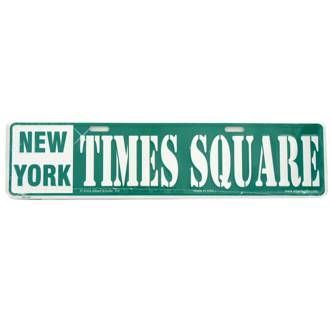 New York City Times Square Street Sign New York City Times Square Street Sign