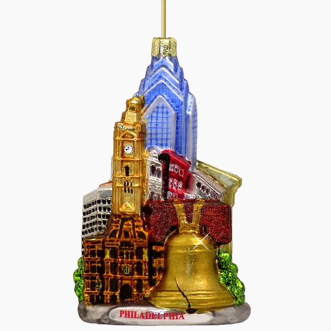 Philadelphia Christmas Ornaments Glass Philadelphia Christmas Ornaments Glass