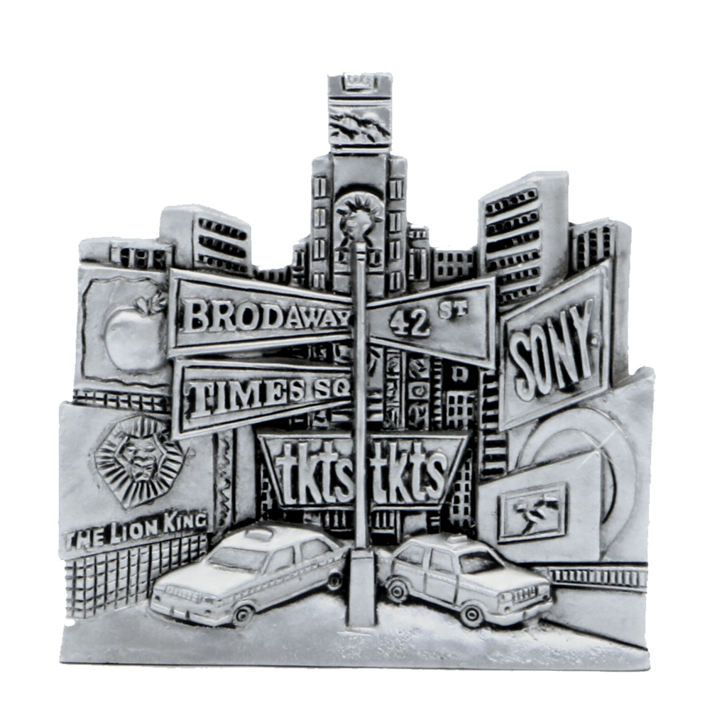 Silver Broadway Magnet