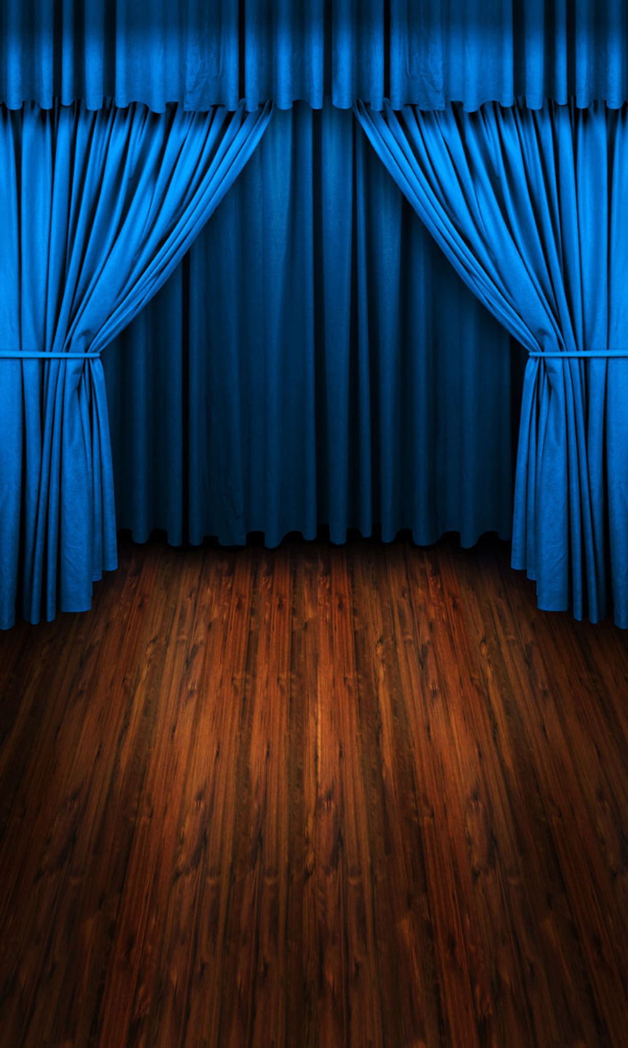 Blue Curtains Backdrop | Photo Pie