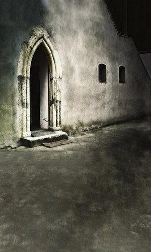 Castle Back Door Backdrop