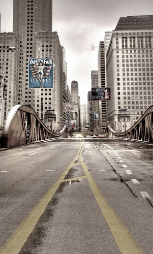 Cloudy New York Backdrop