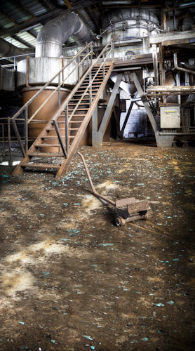 Abandoned Factory Backdrop